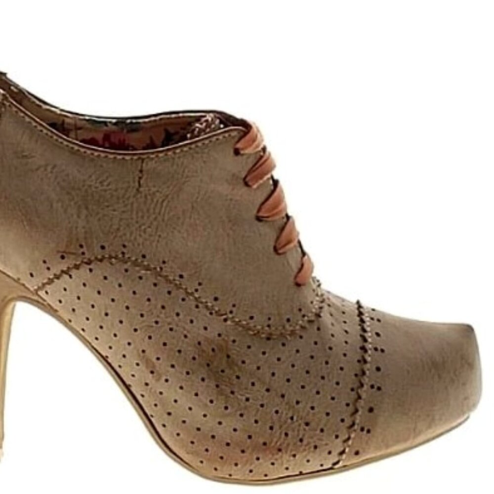 Not Rated Tan Heel Booties